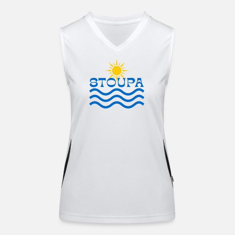 Stoupa Sun Waves Women's Functional Contrast Tank Top