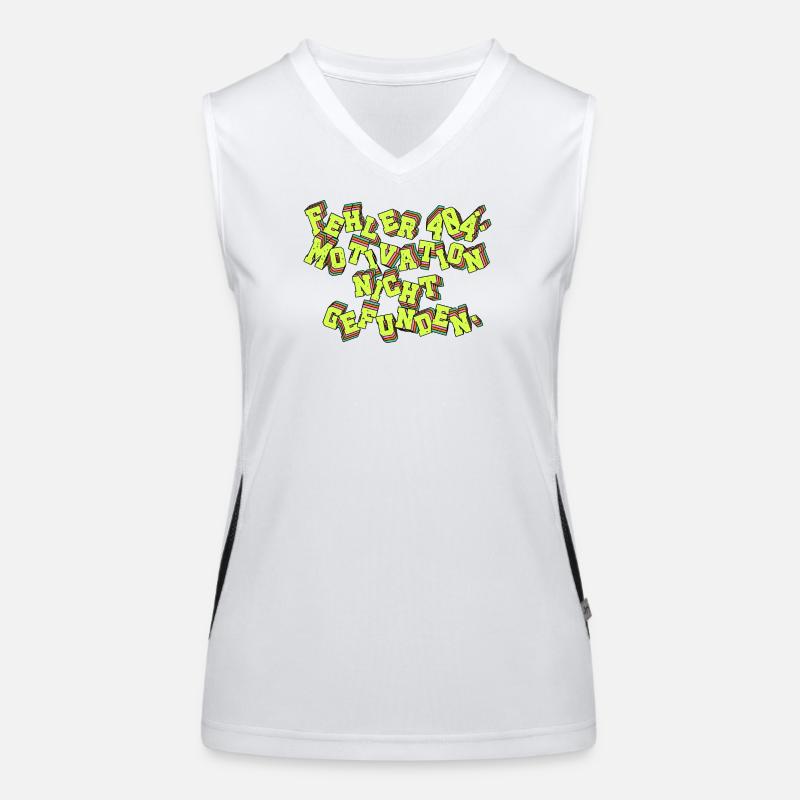 Fehler 404: Motivation nicht gefunden. Funktionelles Kontrast-Tank Top für Frauen
