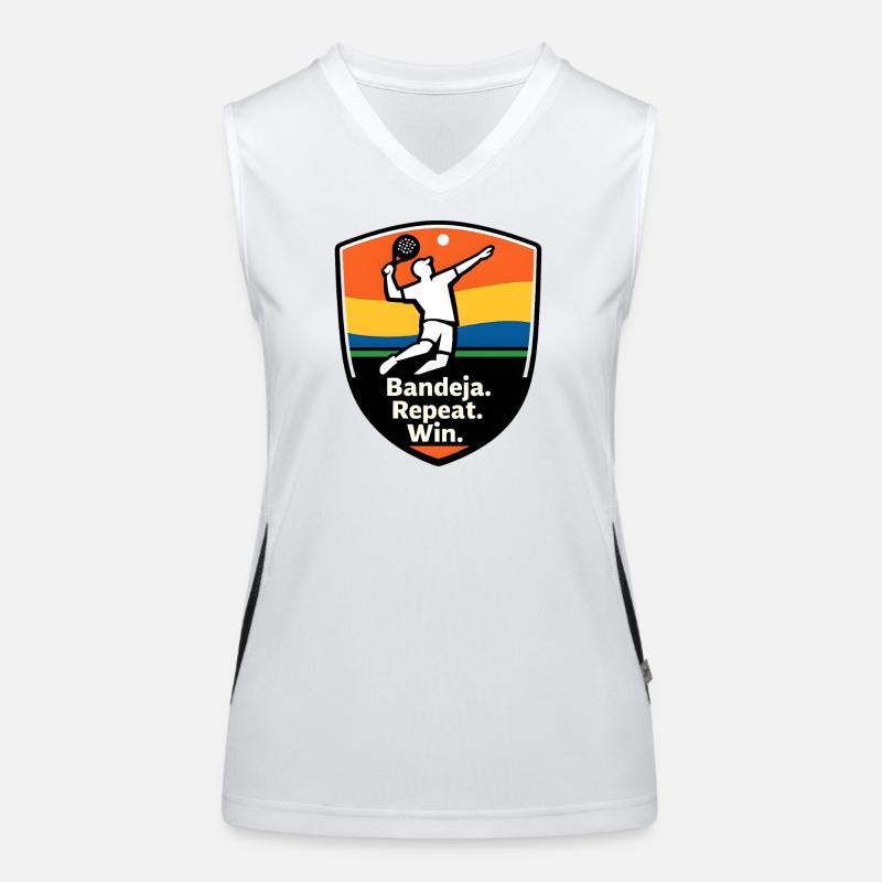 Bandeja Repeat Win Shield Women's Functional Contrast Tank Top