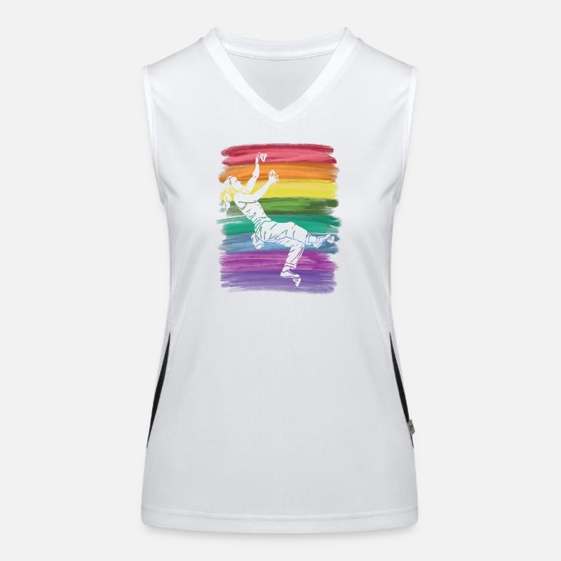 Boulderer Boulder Bouldern Funktionelles Kontrast-Tank Top für Frauen