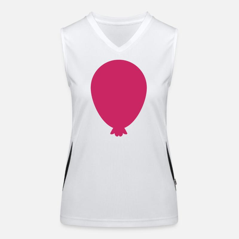 Balloon Shape Women's Functional Contrast Tank Top