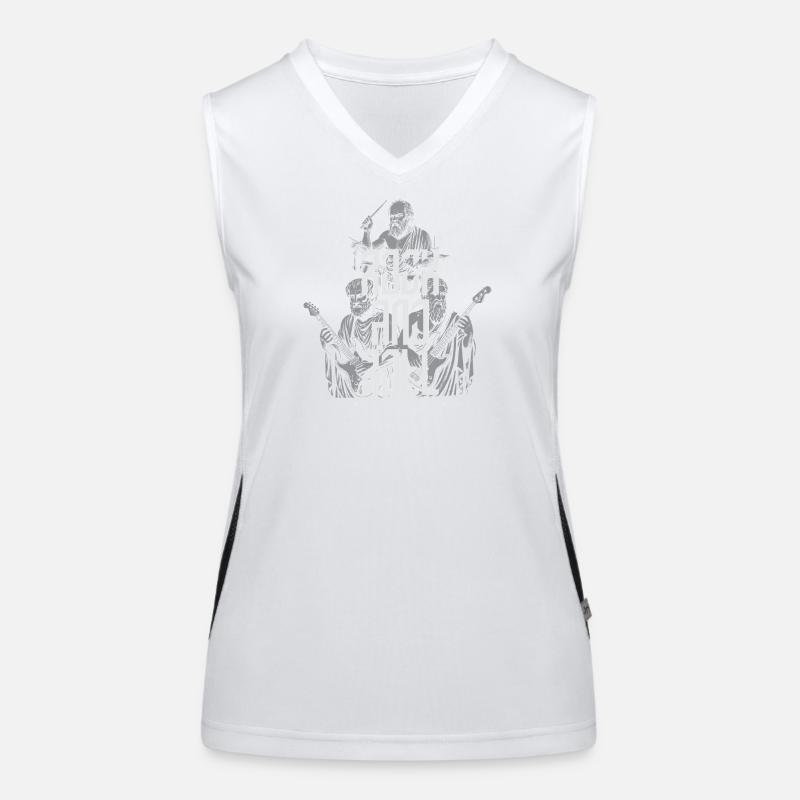 Classic Rock and Roll Ancient Philosopher Band T-S Women's Functional Contrast Tank Top