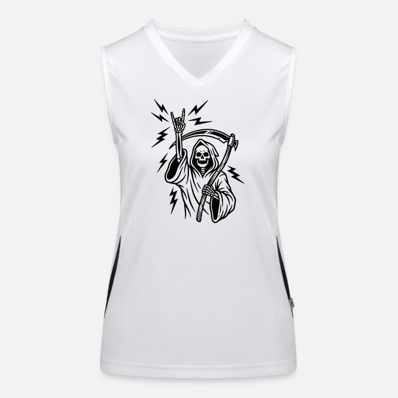 hard rock hand Women's Functional Contrast Tank Top