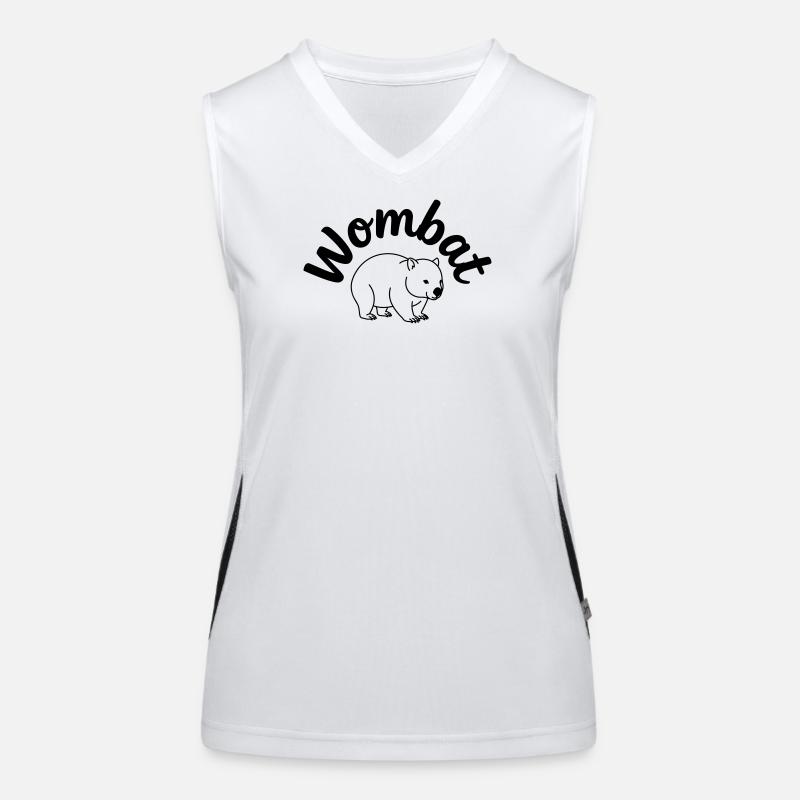 Wombat Funktionelles Kontrast-Tank Top für Frauen