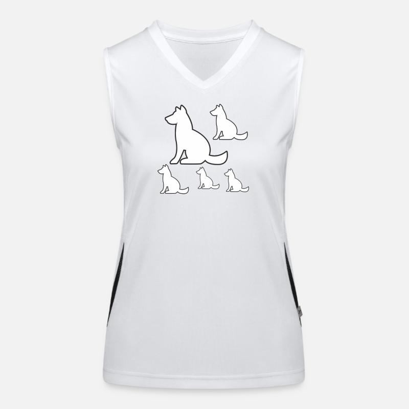 canine Women's Functional Contrast Tank Top