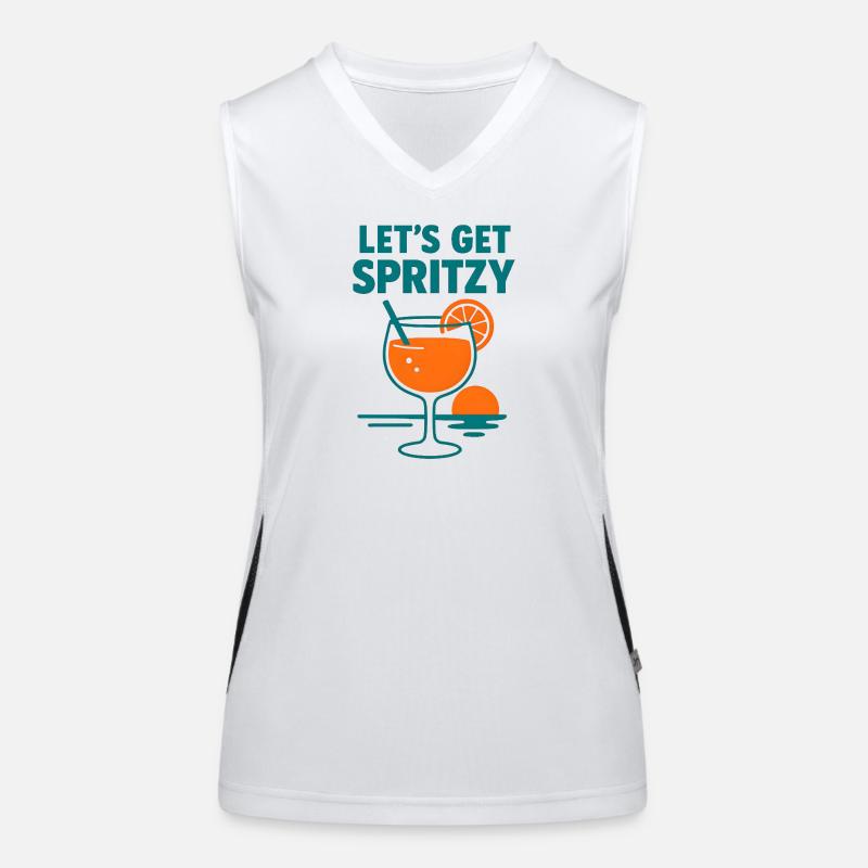 Lets Get Spritzy Women's Functional Contrast Tank Top