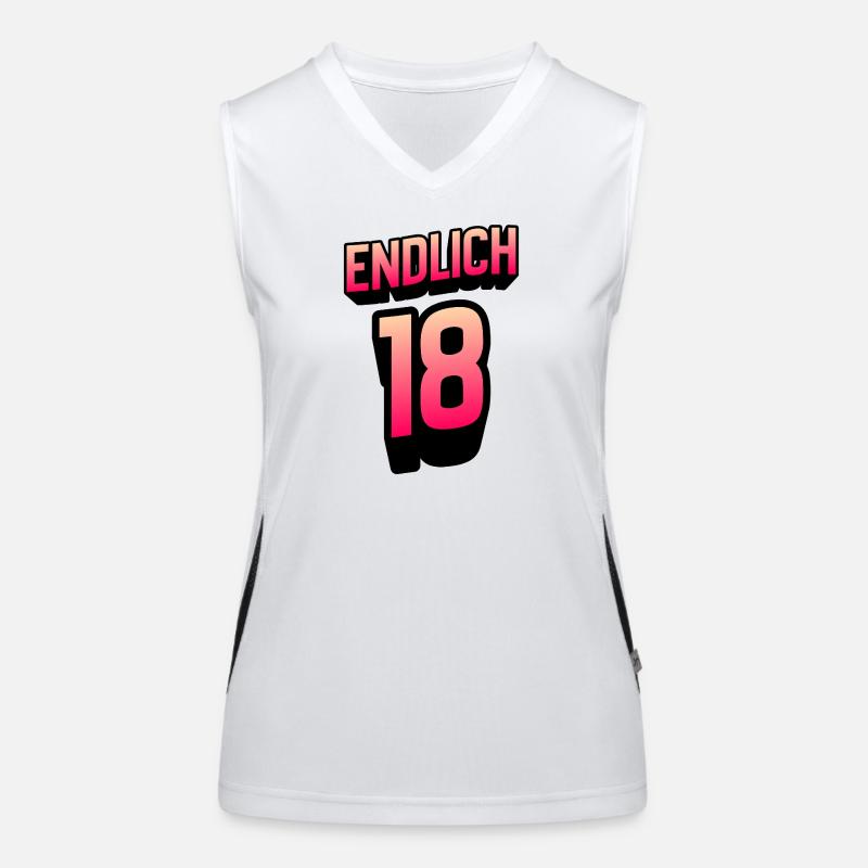 Finally 18 Gradient Neon Women's Functional Contrast Tank Top