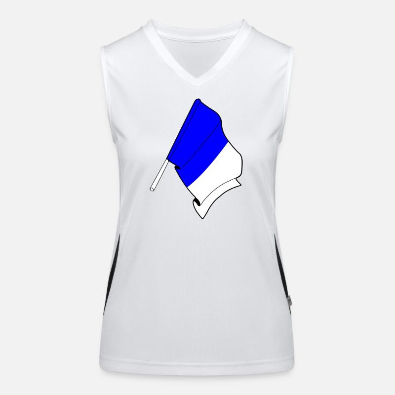Stolz auf Spa Funktionelles Kontrast-Tank Top für Frauen