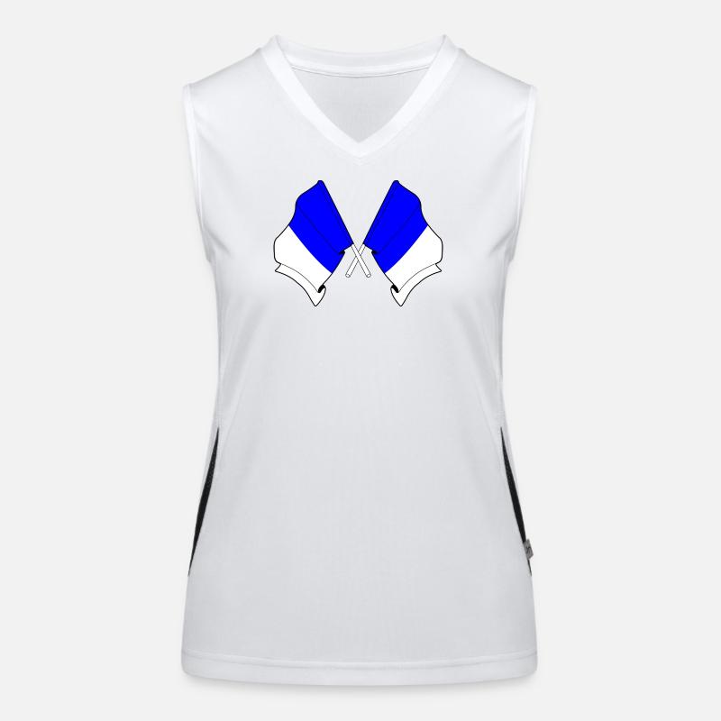 Spa Twin Flags Débardeur respirant contrasté Femme