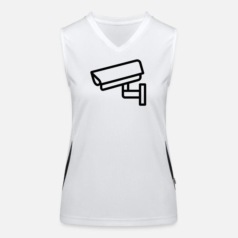 Kamera Funktionelles Kontrast-Tank Top für Frauen