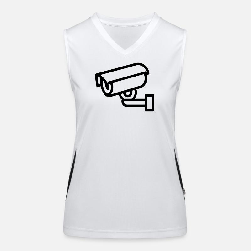 Kamera Funktionelles Kontrast-Tank Top für Frauen