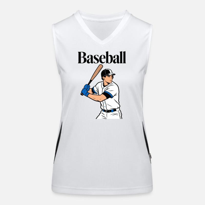 base-ball Débardeur respirant contrasté Femme