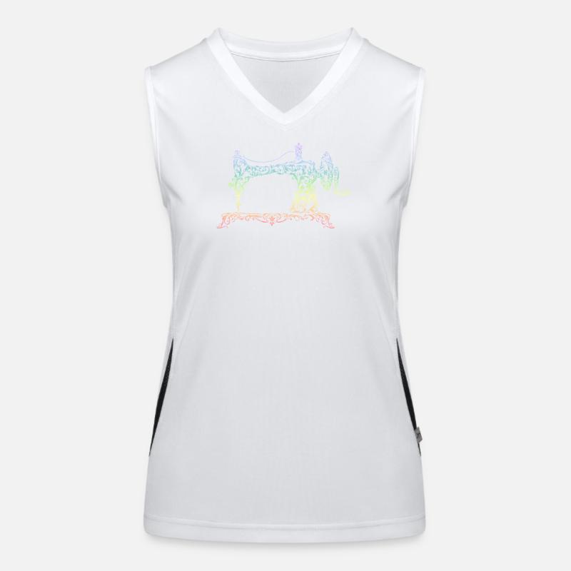 sewing machine Women's Functional Contrast Tank Top