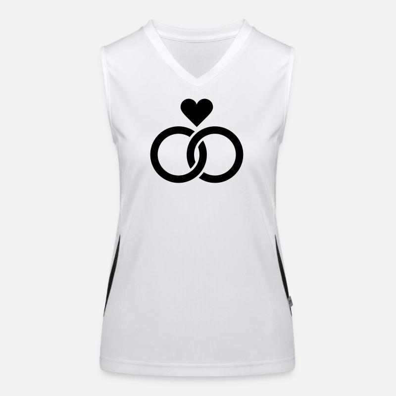 Wedding, Engagement, Wedding Celebration Women's Functional Contrast Tank Top
