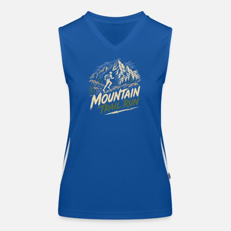 Mountain Trail Run Women's Functional Contrast Tank Top