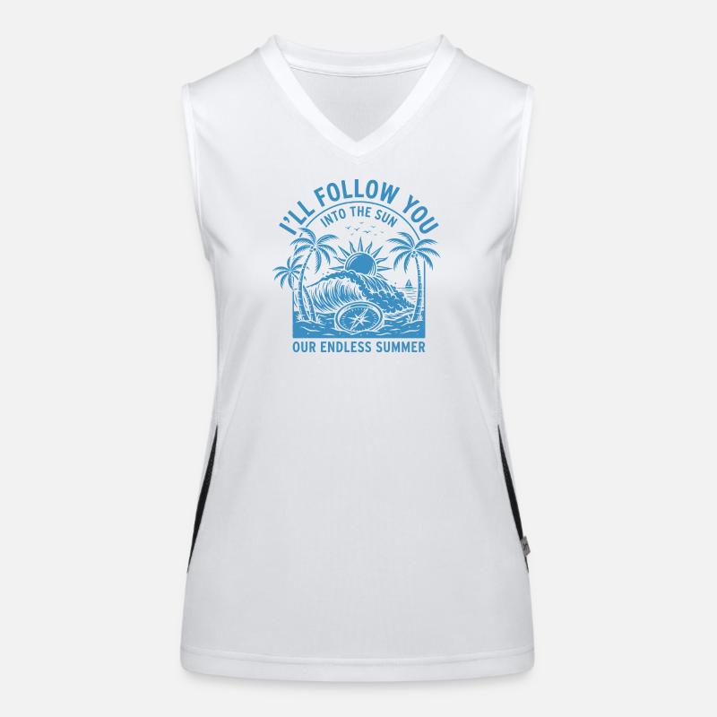 Endless Summer Sunscape Women's Functional Contrast Tank Top