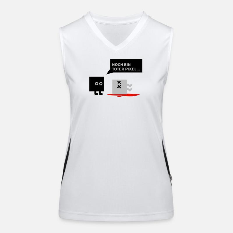 dead pixel_german Funktionelles Kontrast-Tank Top für Frauen