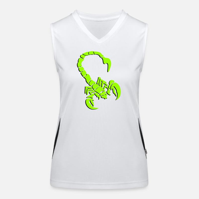 skorpion_01_3d Women's Functional Contrast Tank Top