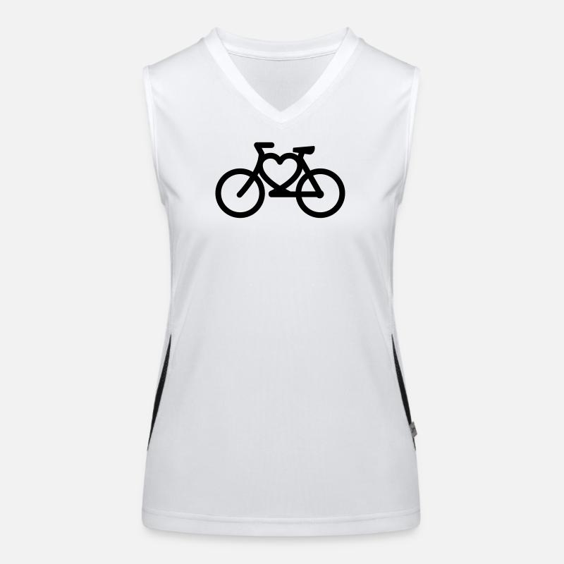 fahrrad Débardeur respirant contrasté Femme