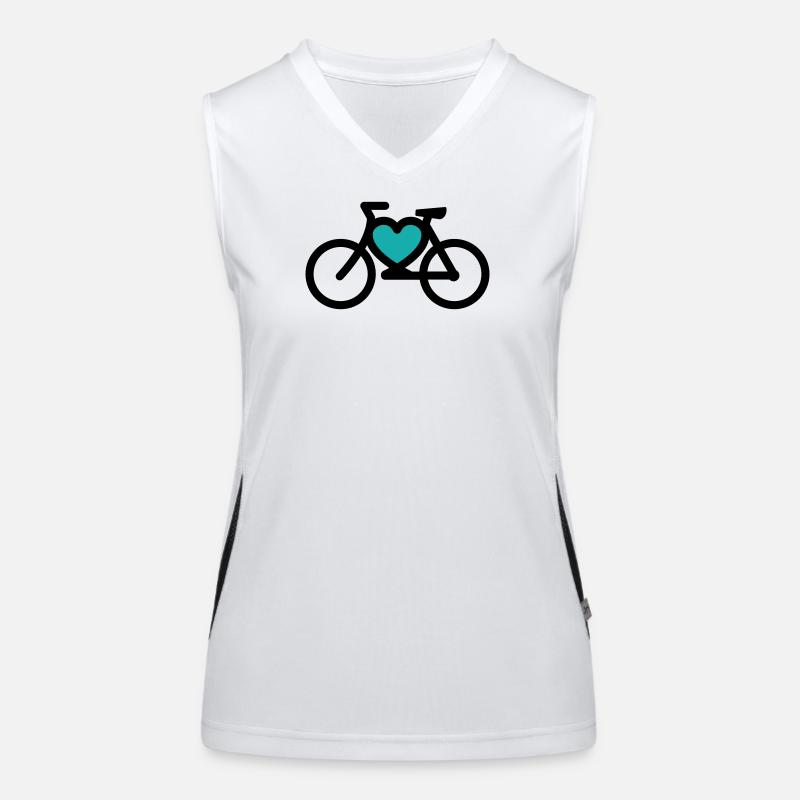 i ike mon vélo Débardeur respirant contrasté Femme