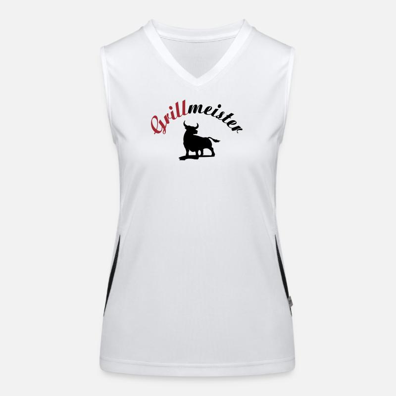 Grillmeister Funktionelles Kontrast-Tank Top für Frauen