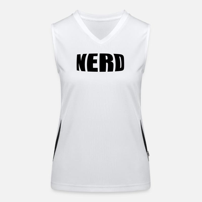 NERD Funktionelles Kontrast-Tank Top für Frauen