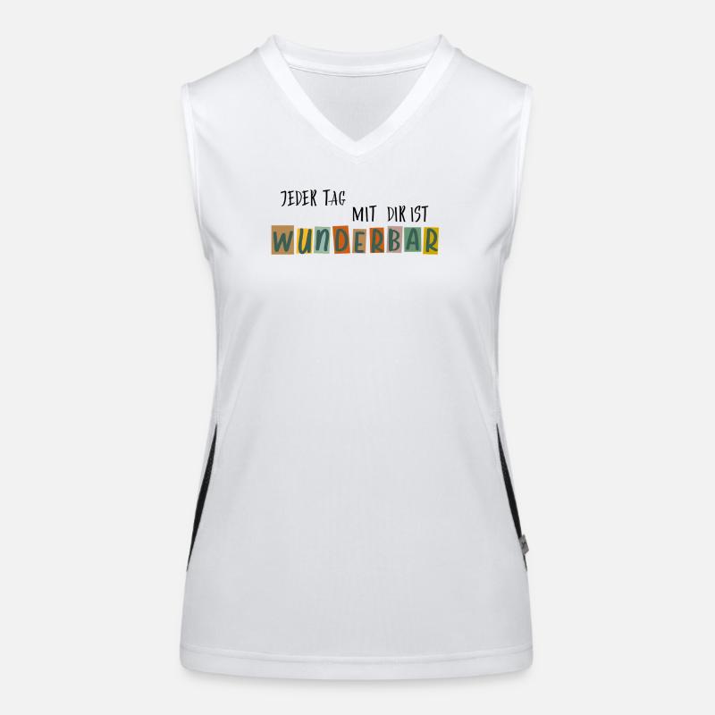 Wunderbar  Funktionelles Kontrast-Tank Top für Frauen