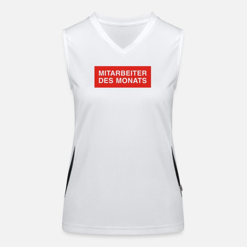 mitarbeiter des monats Funktionelles Kontrast-Tank Top für Frauen