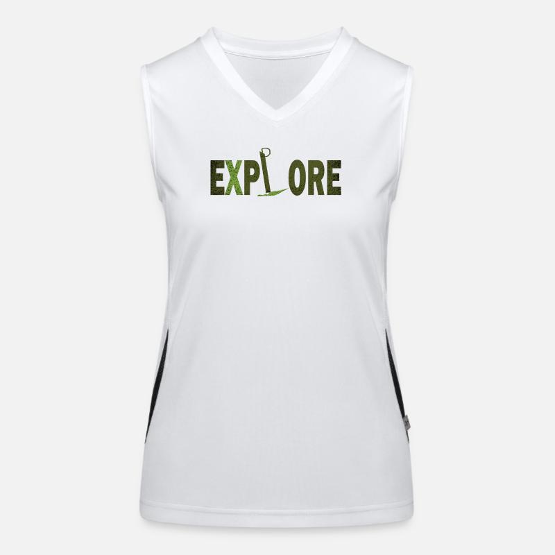 Explorez le lieu perdu Débardeur respirant contrasté Femme