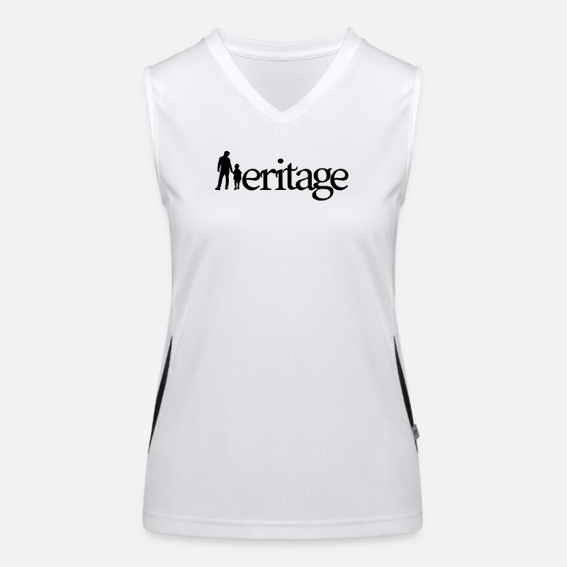 ERBE! (Familie, Vater, Mutter, Kinder) Funktionelles Kontrast-Tank Top für Frauen