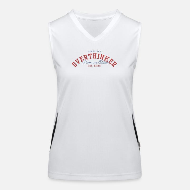 OVERTHINKER Women's Functional Contrast Tank Top