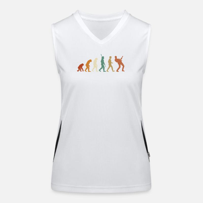 Evolution Music Rock Basse Guitare Débardeur respirant contrasté Femme