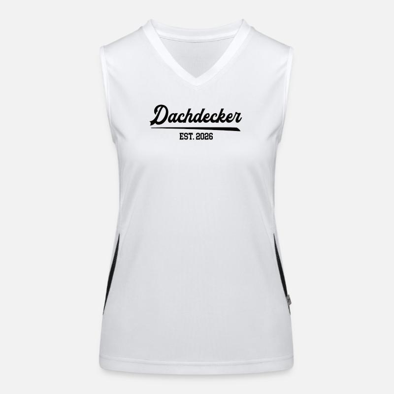 Roofer Occupation Roofer Roofer Job Work Apprenticeship Women's Functional Contrast Tank Top