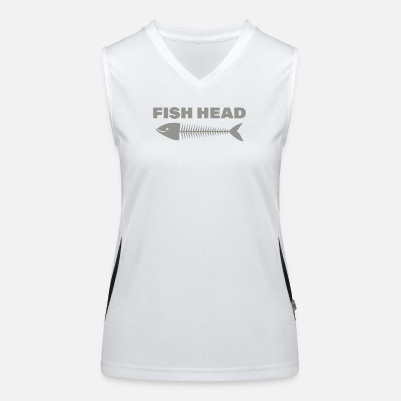 fish head Women's Functional Contrast Tank Top