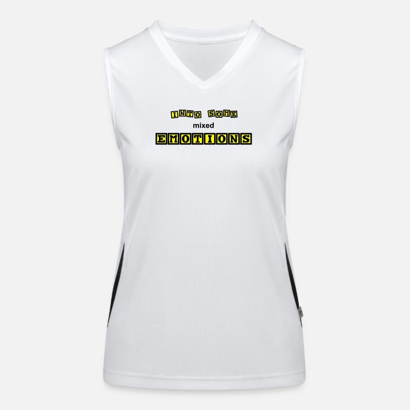 mixed emotions Women's Functional Contrast Tank Top
