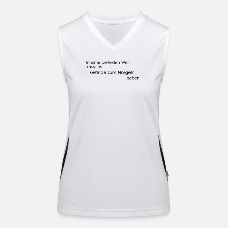 Raison de se plaindre Débardeur respirant contrasté Femme