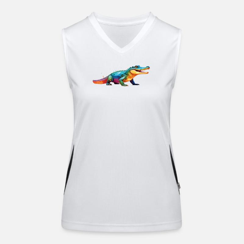 kroko_poly4 Women's Functional Contrast Tank Top