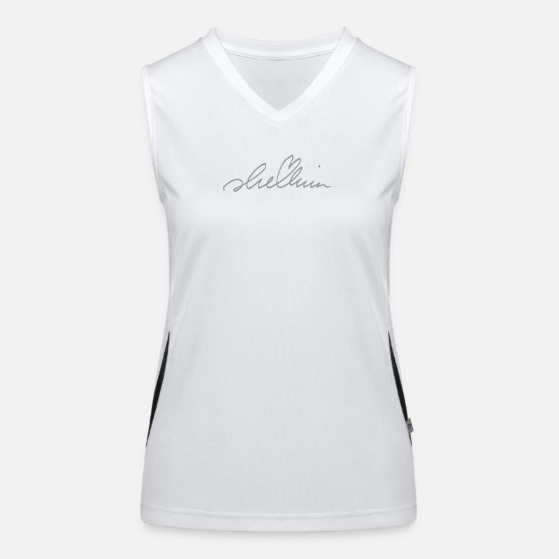 Signature font Graffiti Monogram Women's Functional Contrast Tank Top