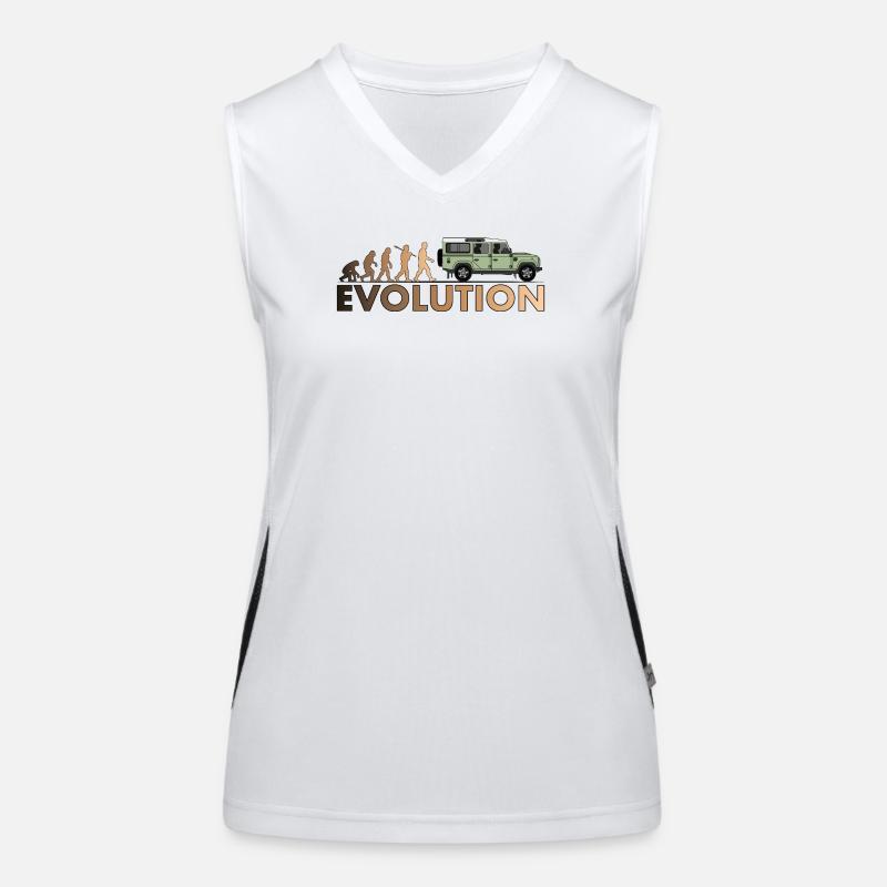 Defender 110 Evolution Funktionelles Kontrast-Tank Top für Frauen