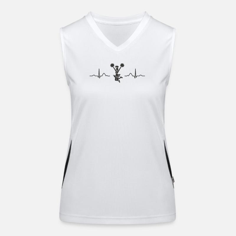 Cheerleader Cheer Mom Cheerleading Funktionelles Kontrast-Tank Top für Frauen