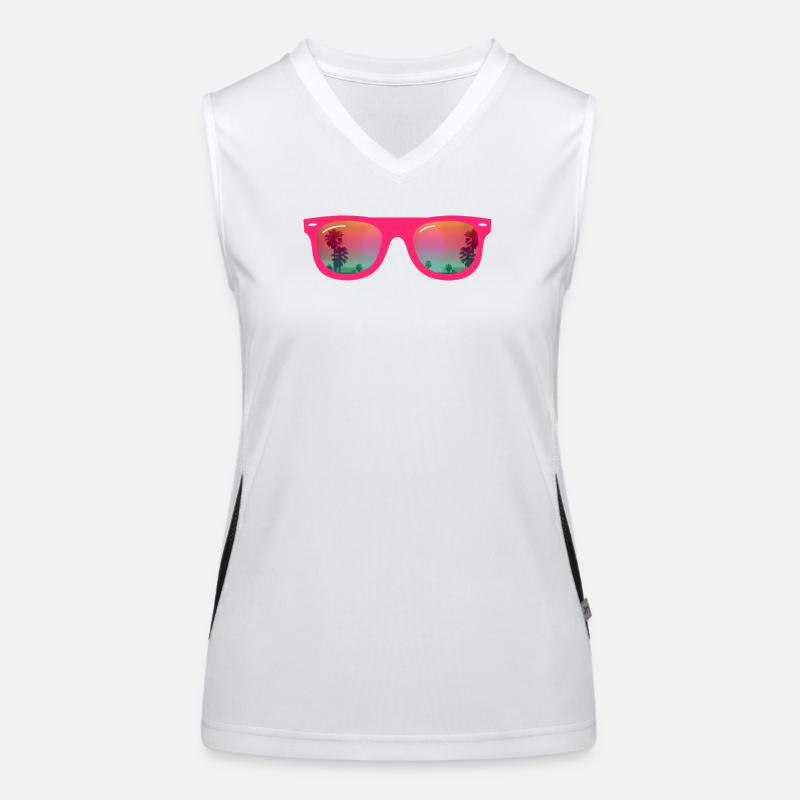 Sunglasses - Sunglasses Women's Functional Contrast Tank Top