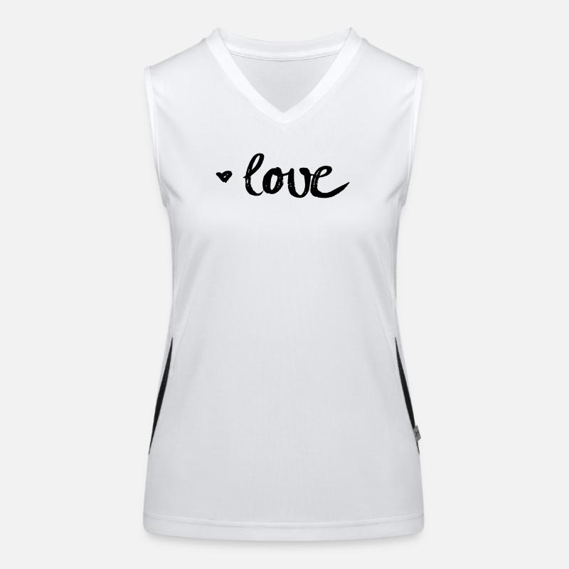 Amour Débardeur respirant contrasté Femme