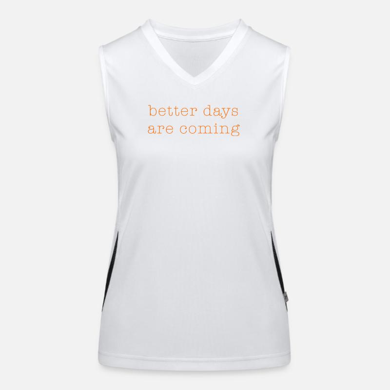 better days Funktionelles Kontrast-Tank Top für Frauen