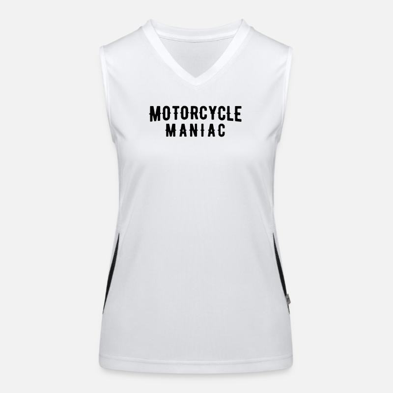 Motorcycle Maniac Women's Functional Contrast Tank Top