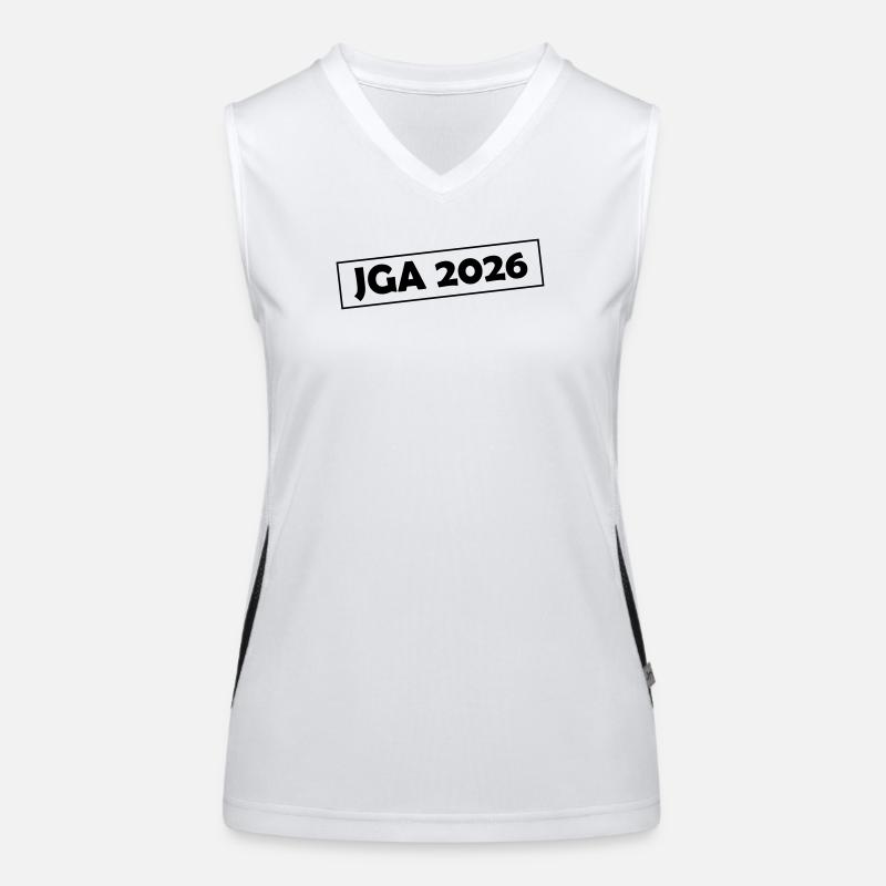 JGA 2026 Débardeur respirant contrasté Femme