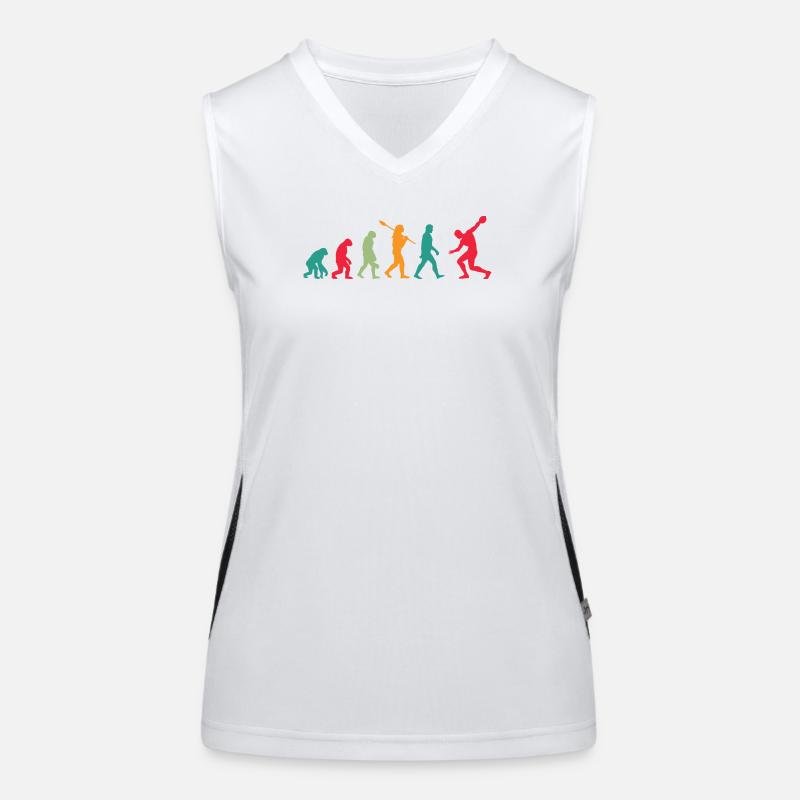 Diskuswerfen Diskuswerfer Evolution Diskus Funktionelles Kontrast-Tank Top für Frauen