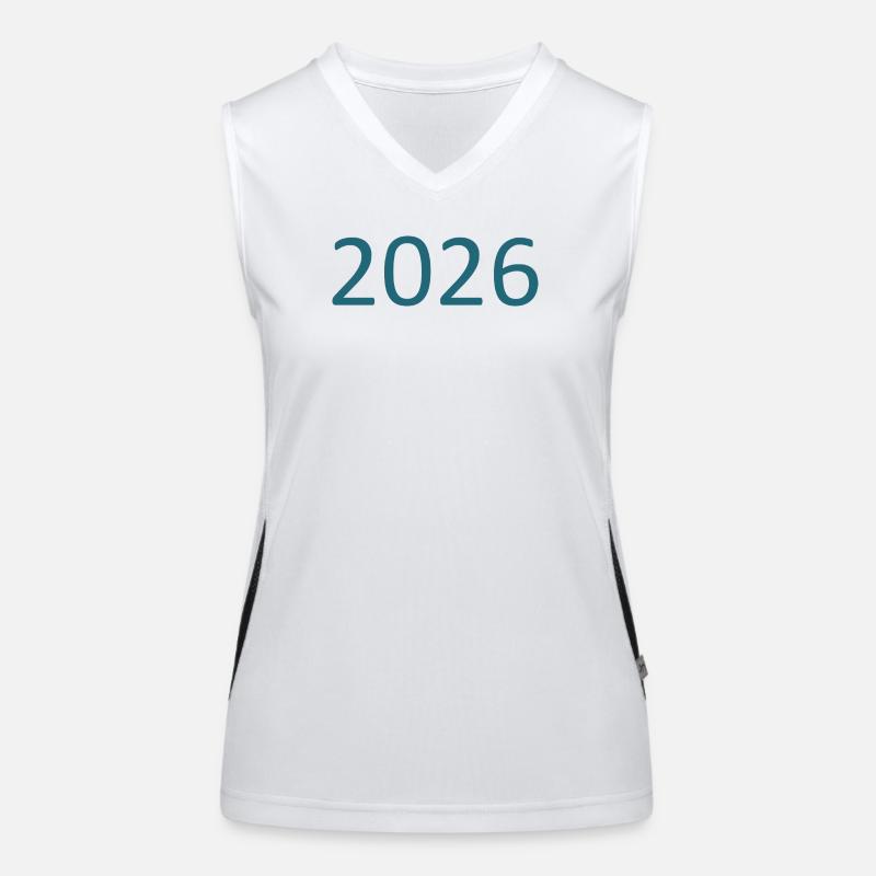 2026 Number Year Women's Functional Contrast Tank Top