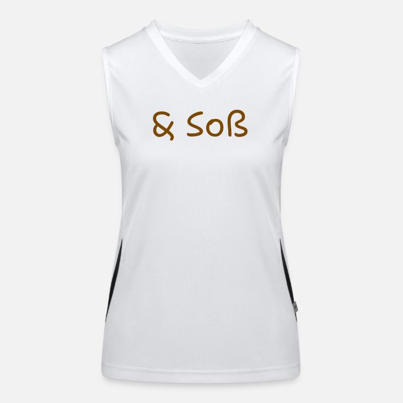 Soß(e) Funktionelles Kontrast-Tank Top für Frauen