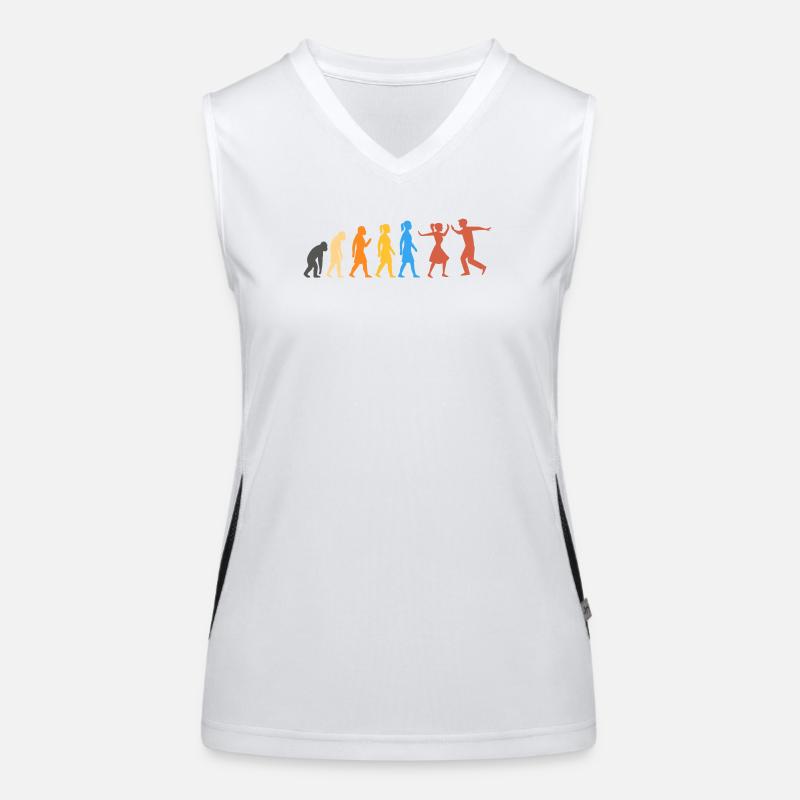 Danse Swing - Le plus haut niveau d’évolution (2) Débardeur respirant contrasté Femme