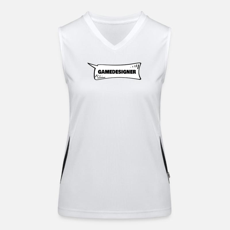 Gift for Game Designers Women's Functional Contrast Tank Top